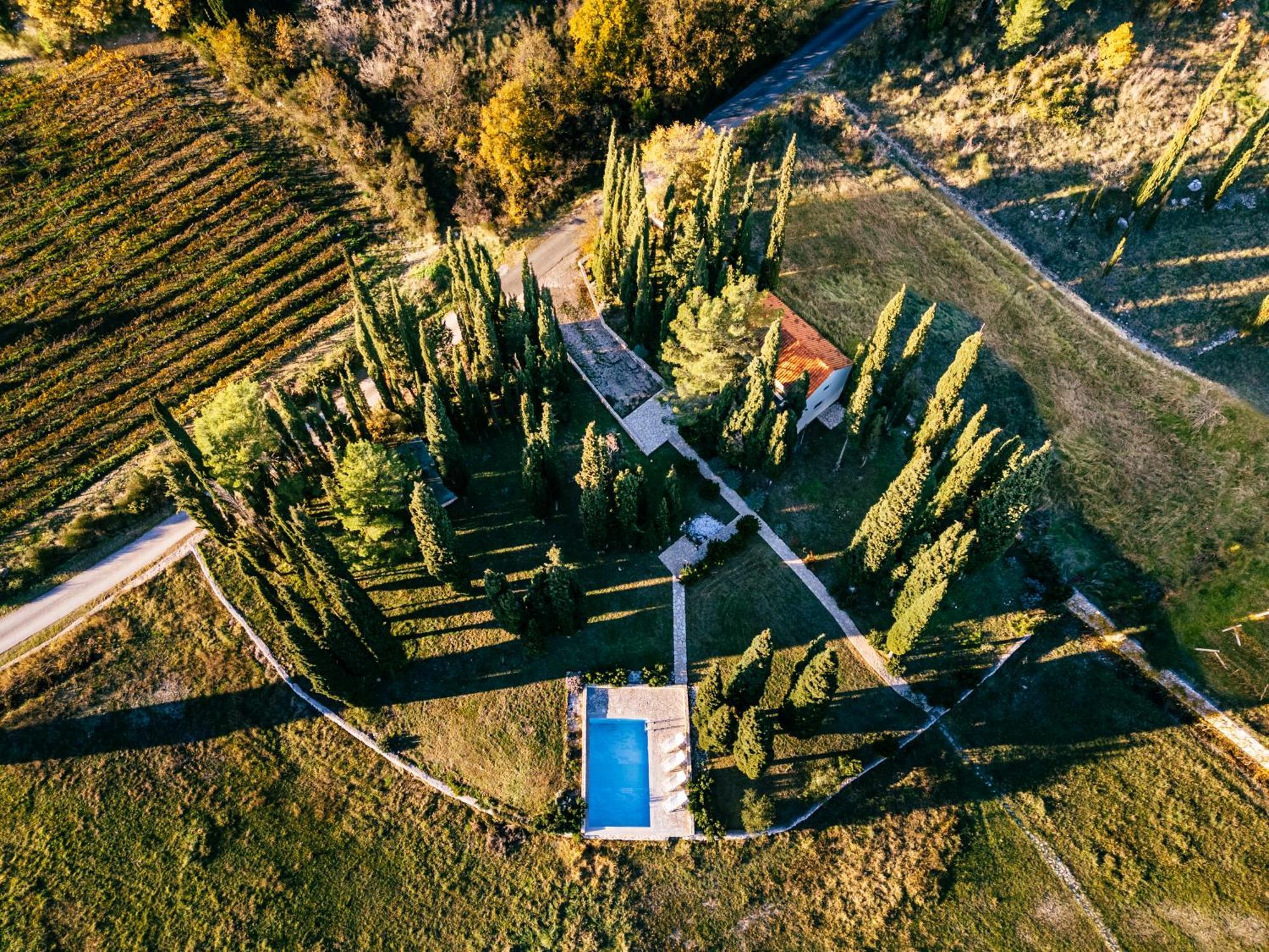 Country House Uros In Nature With Pool Lovorno Bagian luar foto